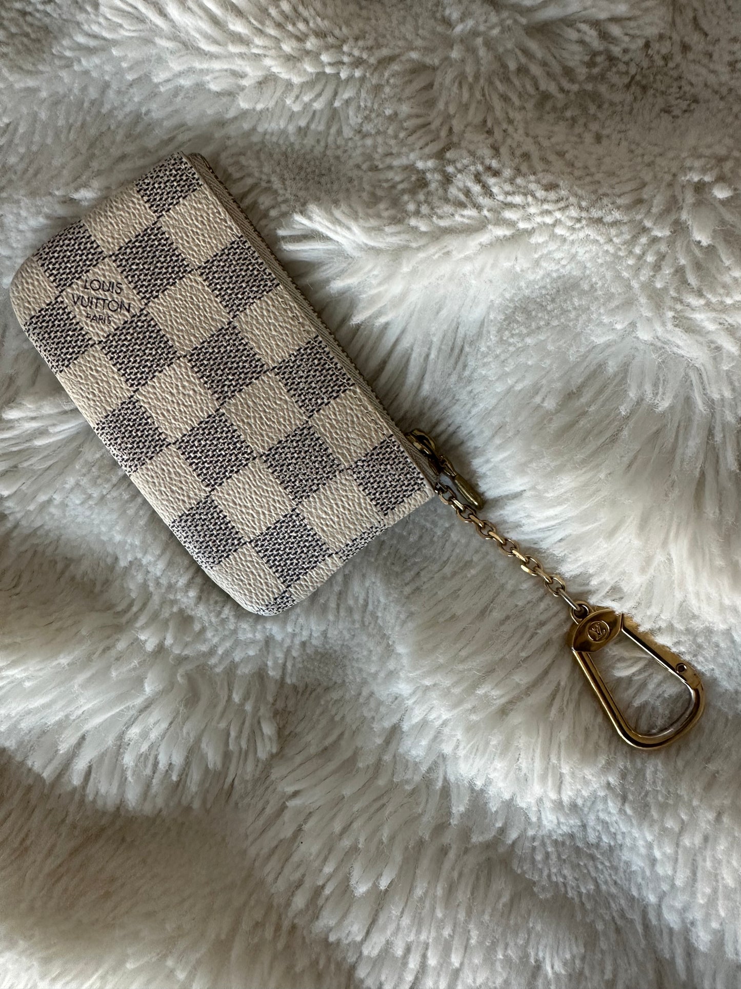 Louis Vuitton Damier Azur key pouch