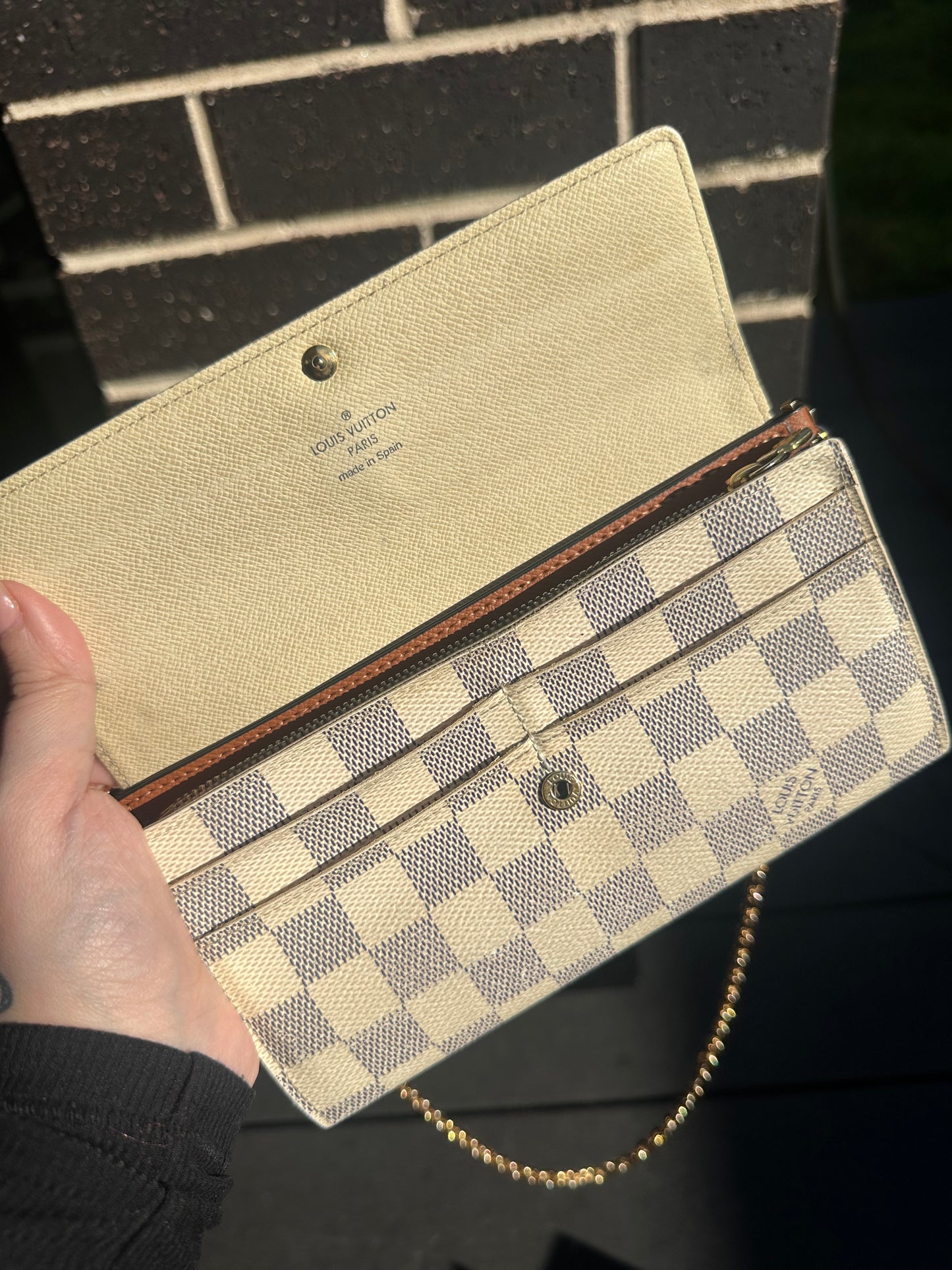 Louis Vuitton Damier Azur WOC shoulder bag