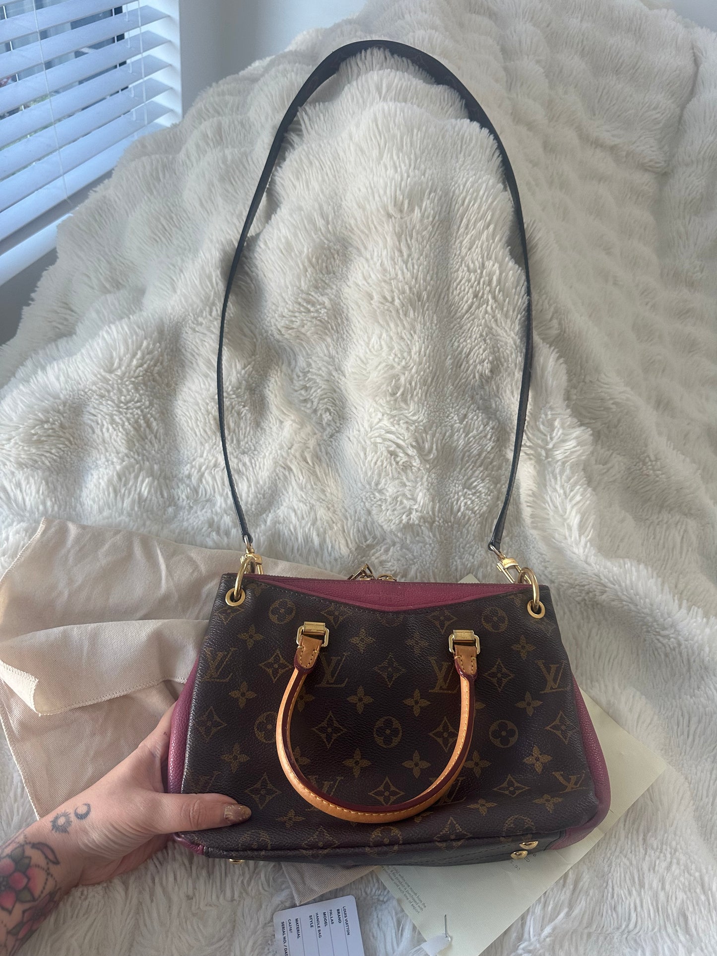 Louis Vuitton - Pallas BB monogram - raisin