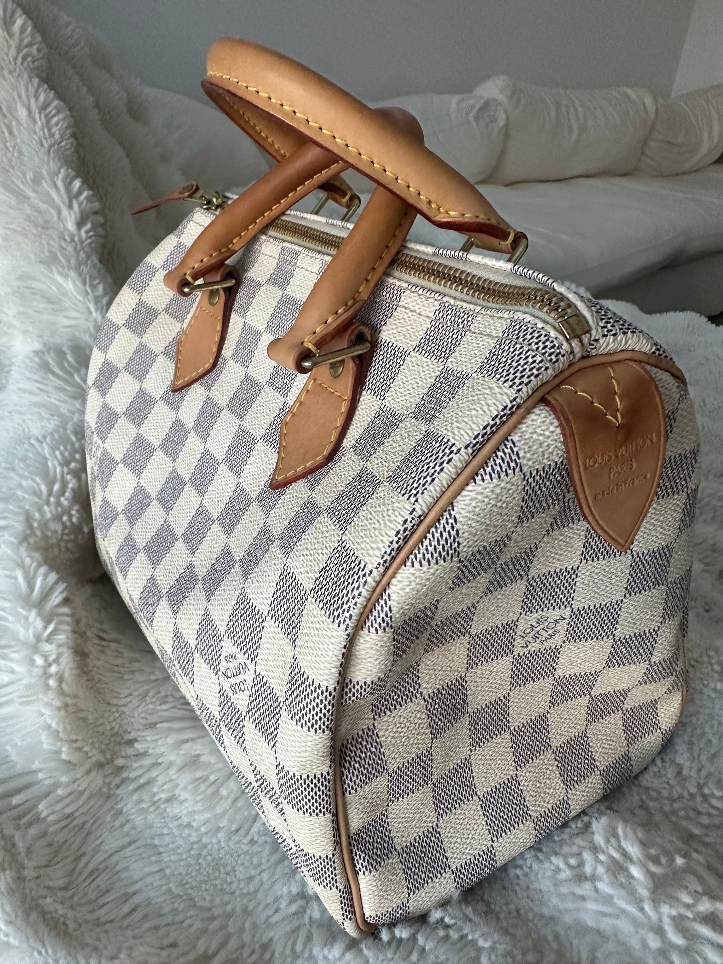 Louis Vuitton Speedy 25 Damier Azure