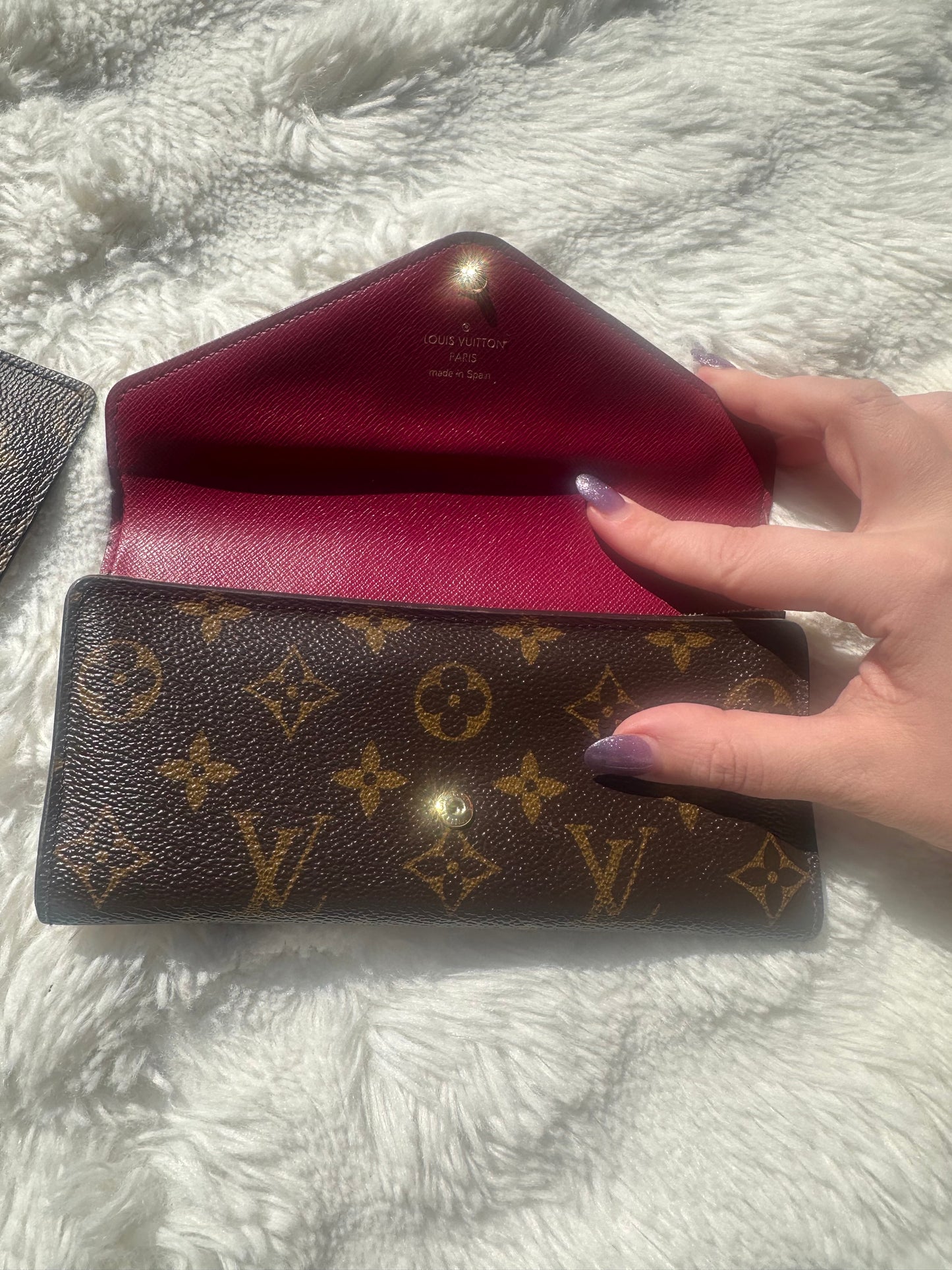 Louis Vuitton wrap wallet with coin purse