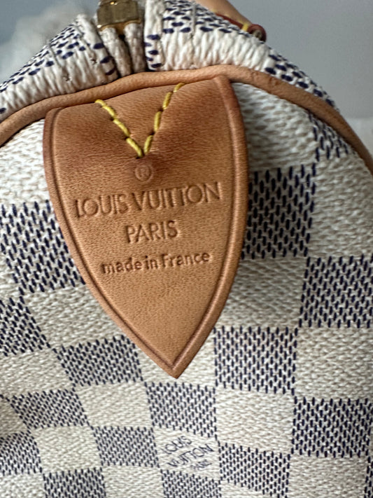 Louis Vuitton Speedy 25 Damier Azure