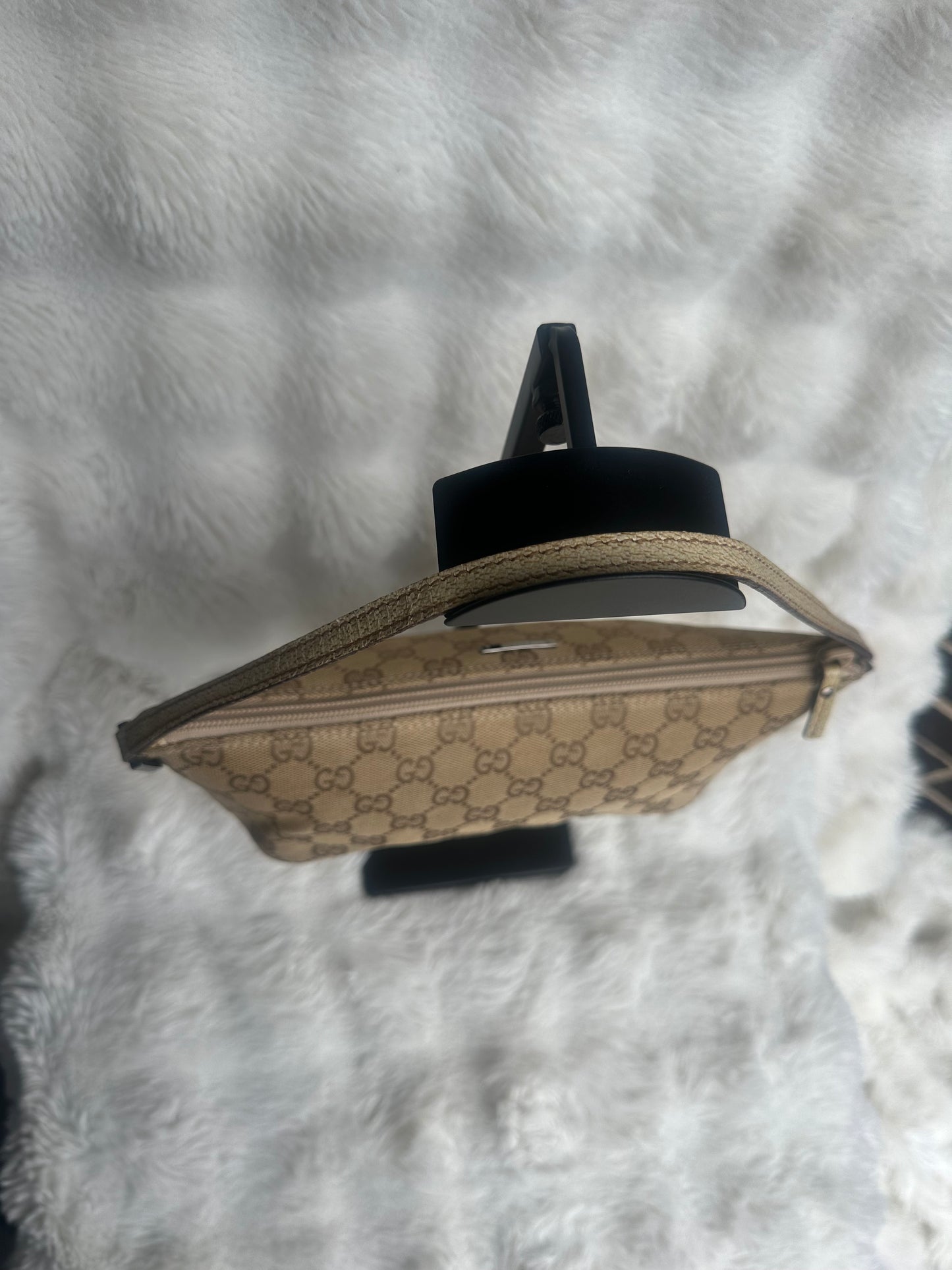 Gold Gucci Boat Pochette