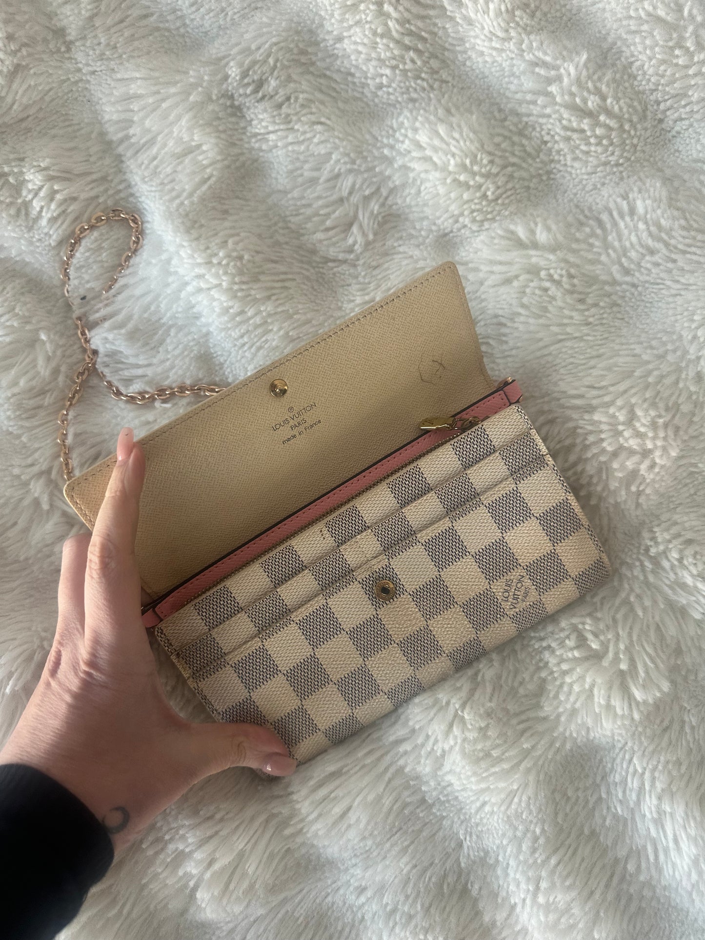 Louis Vuitton Damier Azur WOC shoulder bag