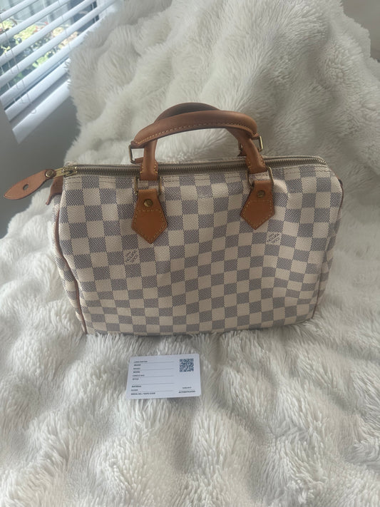 Louis Vuitton Vintage Speedy 30 Damier Azure