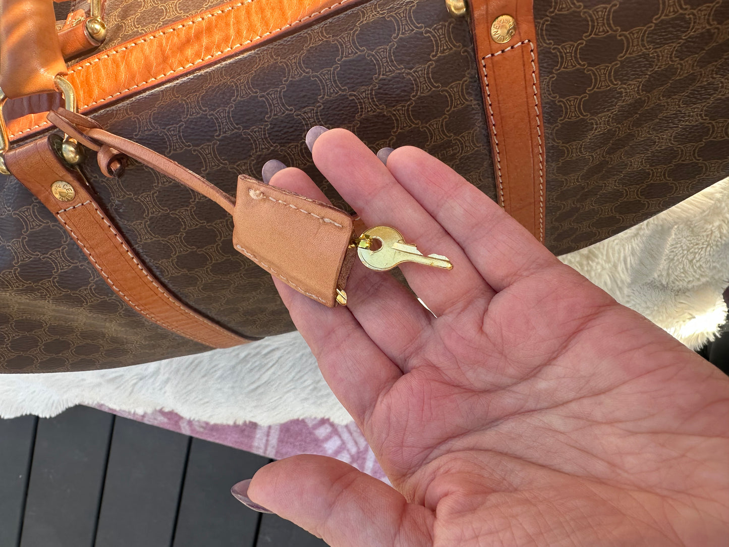 Celine Macadam Vintage weekender bag