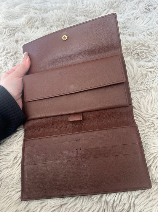 Louis Vuitton portefeuille tresor international monogram long wallet