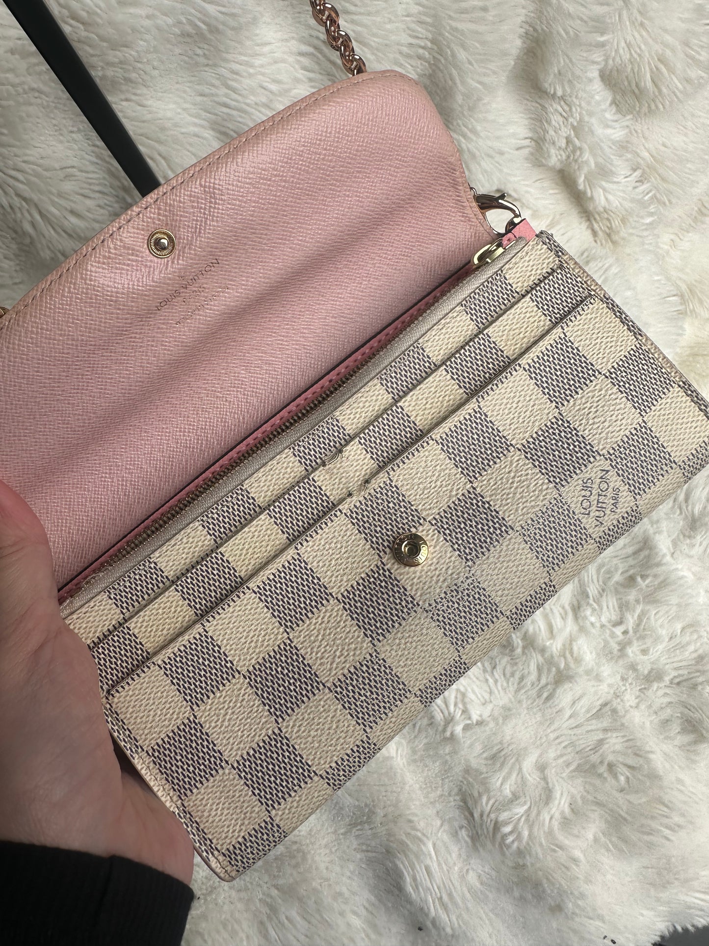 Louis Vuitton Damier Azur WOC bag
