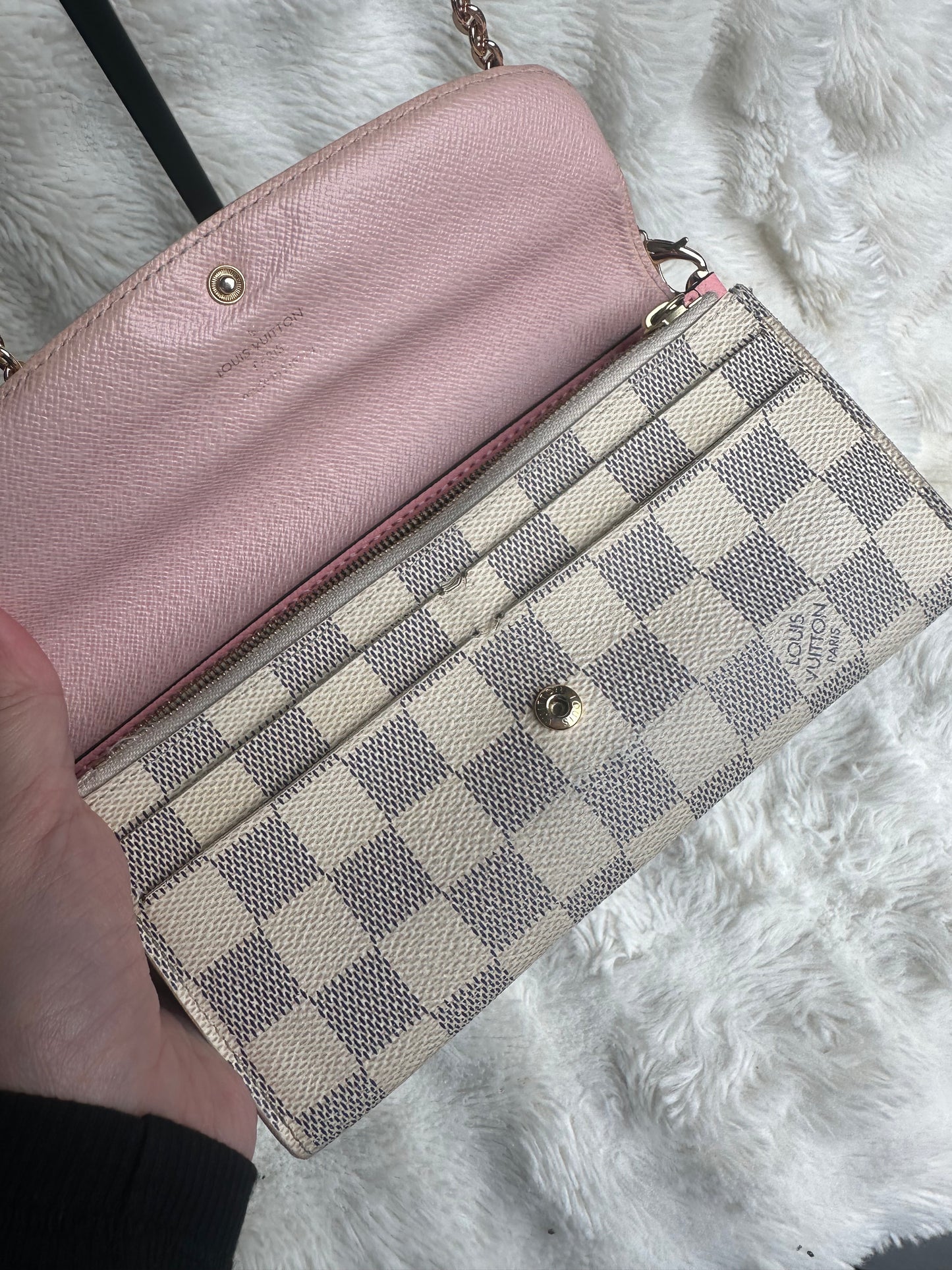 Louis Vuitton Damier Azur WOC bag