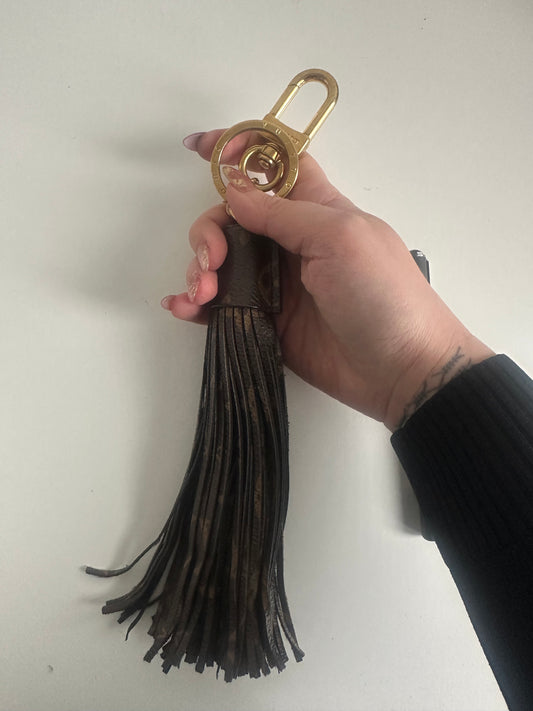 Vintage Rare Louis Vuitton monogram tassel charm