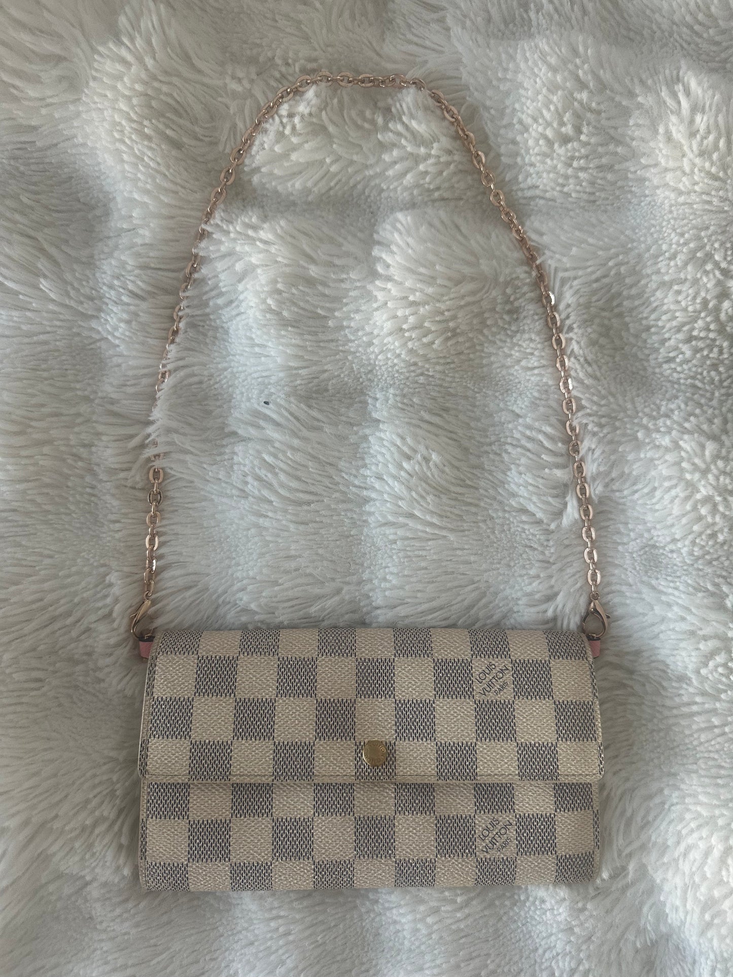 Louis Vuitton Damier Azur WOC shoulder bag