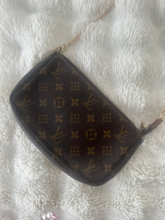 Louis Vuitton repaired Pochette Accessory bag cross body