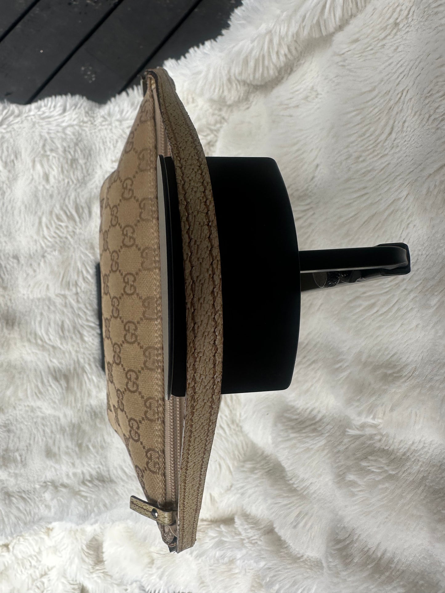 Gold Gucci Boat Pochette