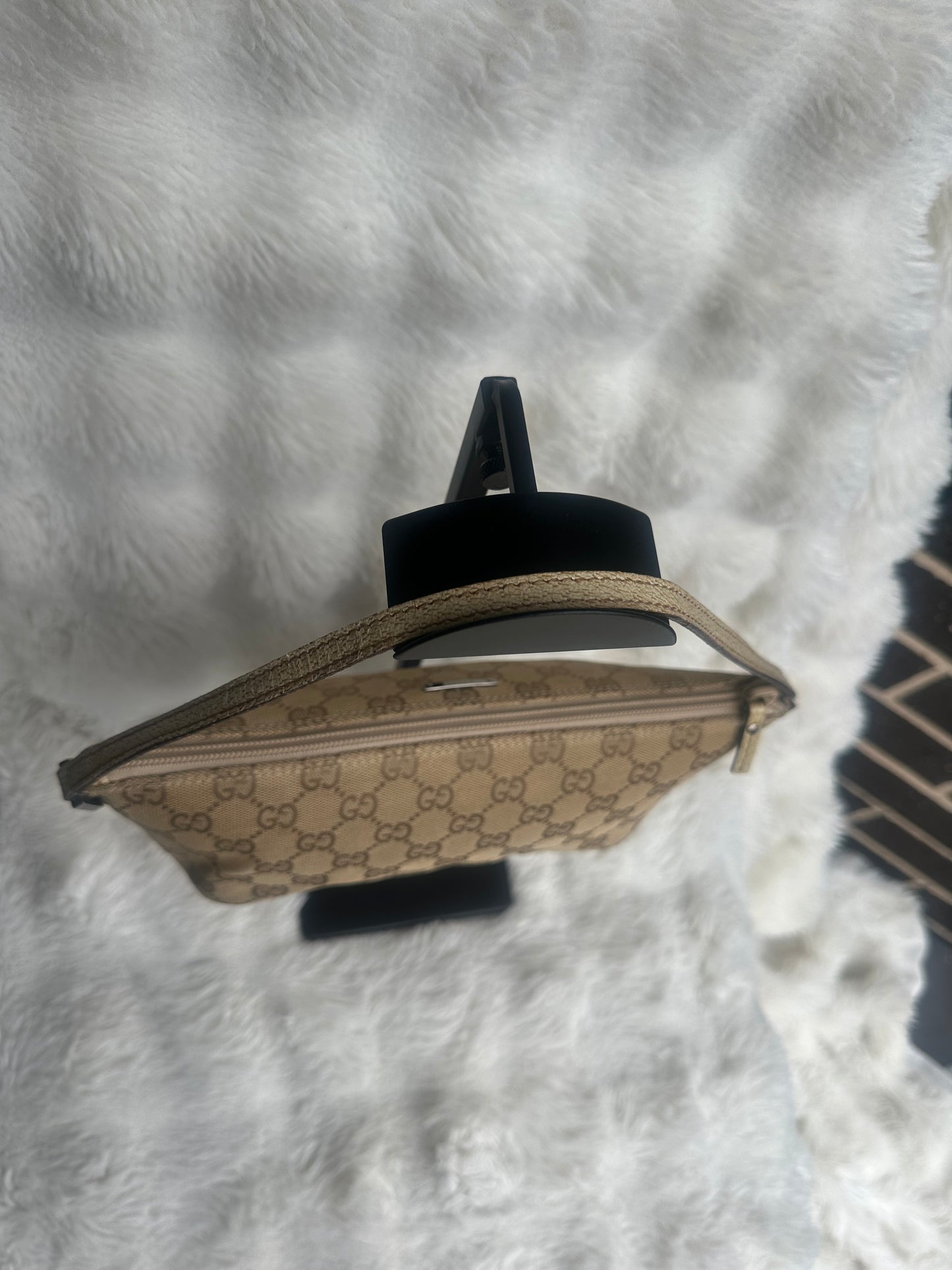 Gold Gucci Boat Pochette