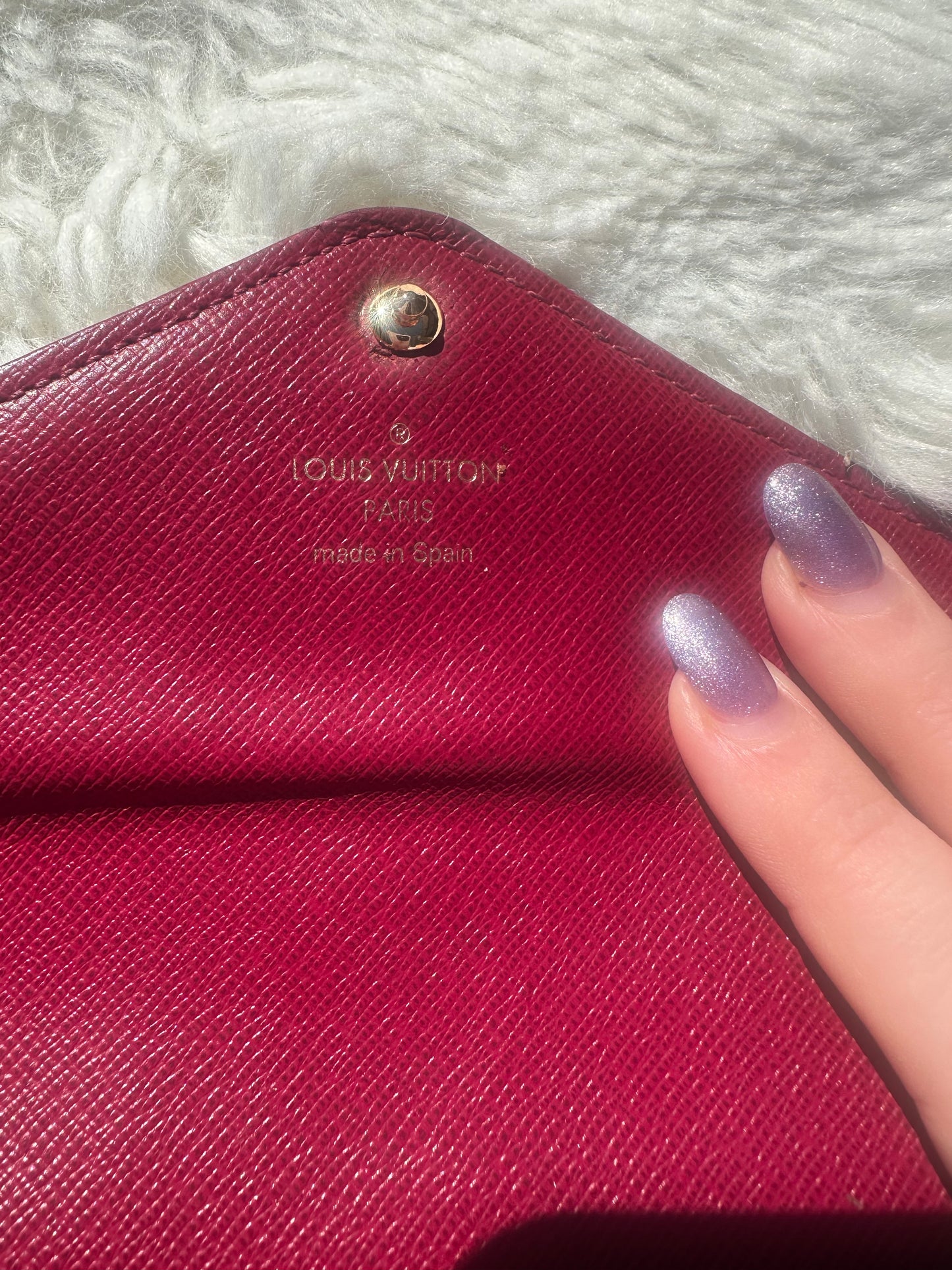 Louis Vuitton wrap wallet with coin purse