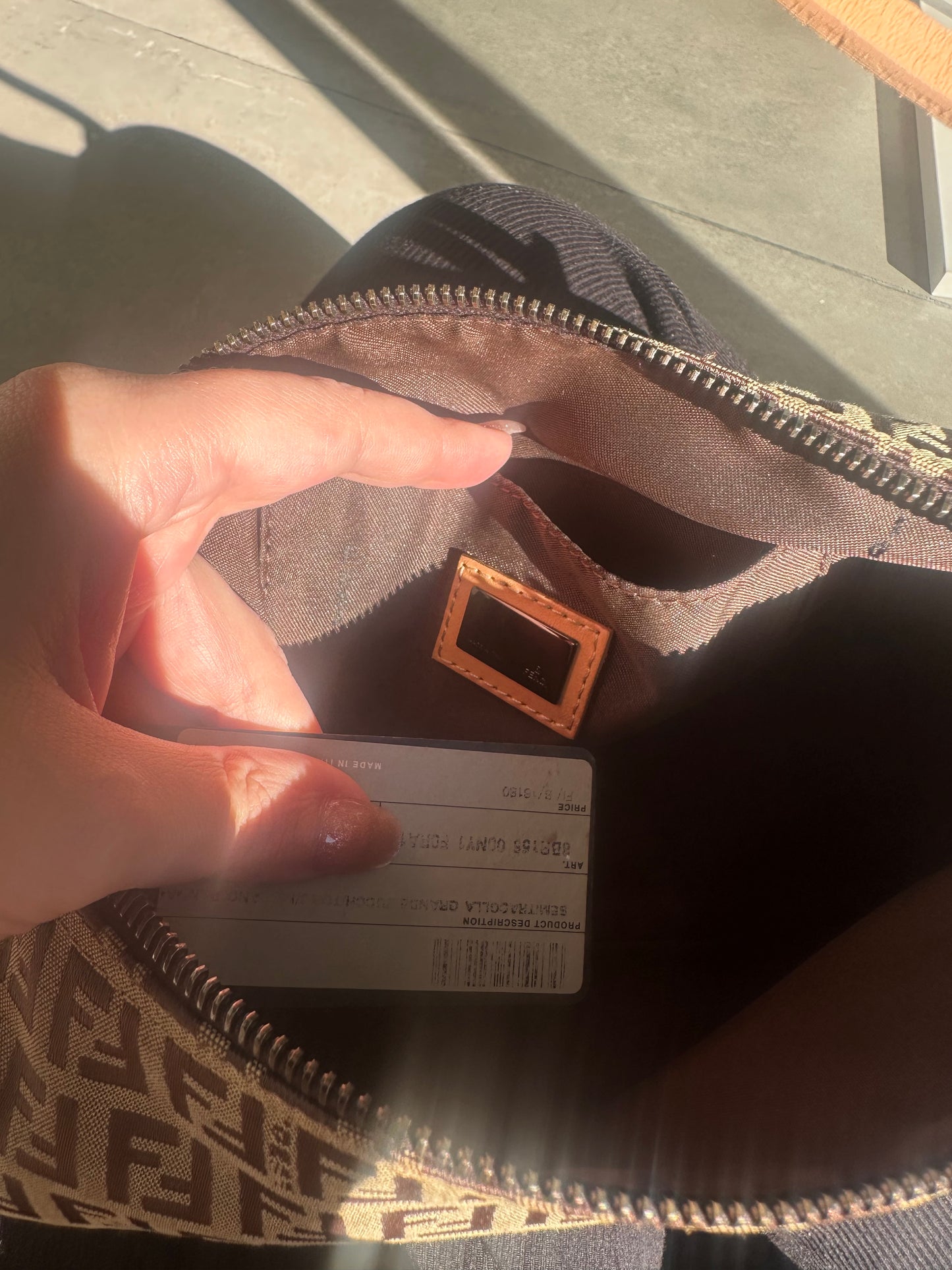 Fendi Pochette Zucchino