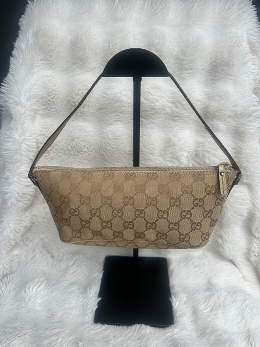 Gold Gucci Boat Pochette