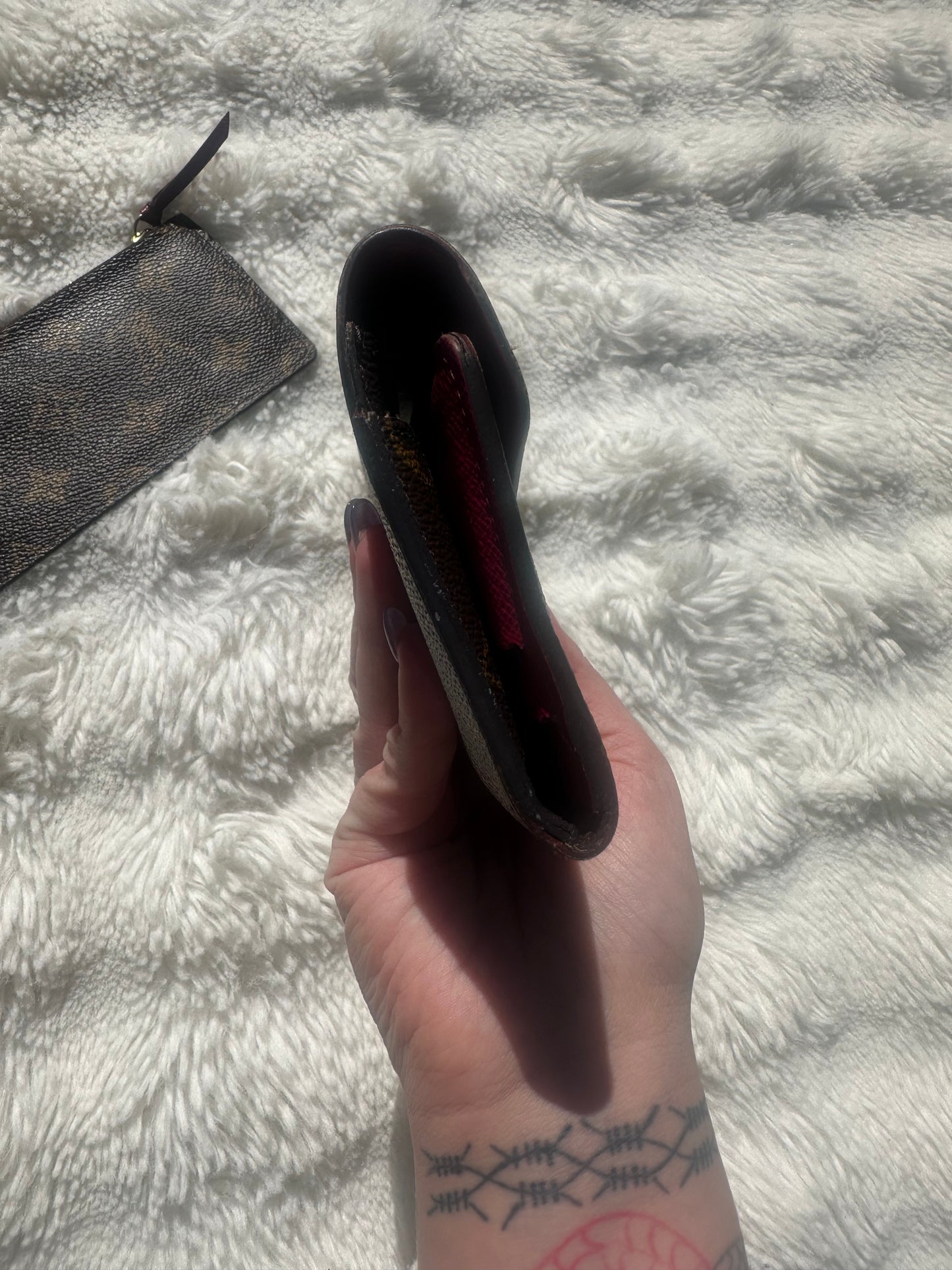 Louis Vuitton wrap wallet with coin purse