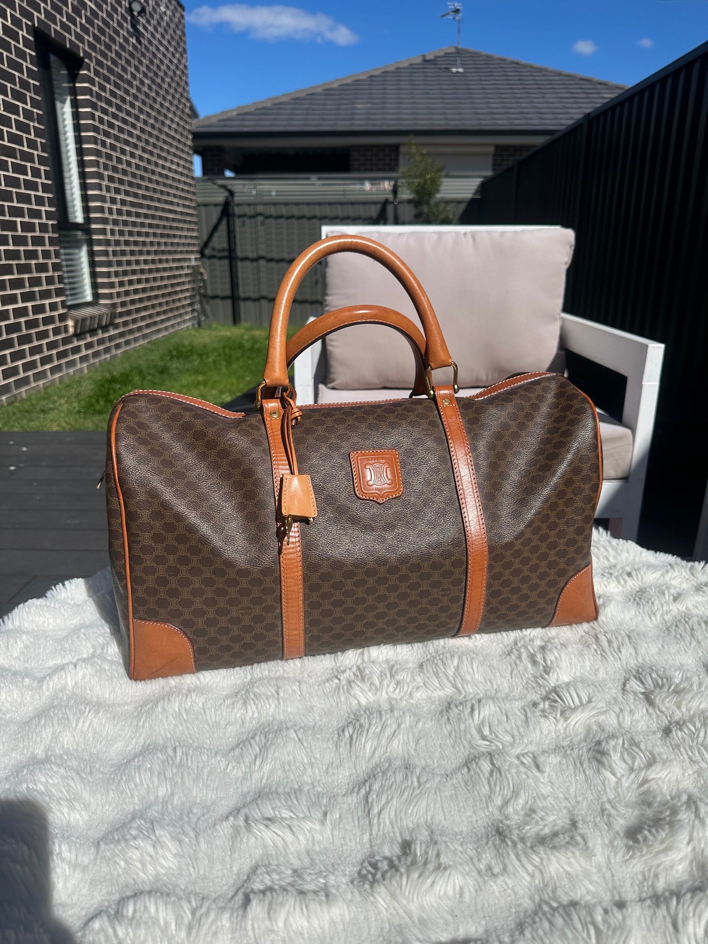 Celine Macadam Vintage weekender bag