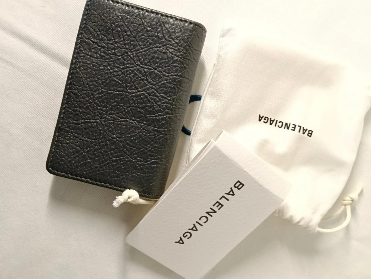 Balenciaga Le city Mini Wallet in shade Volcanic Rock