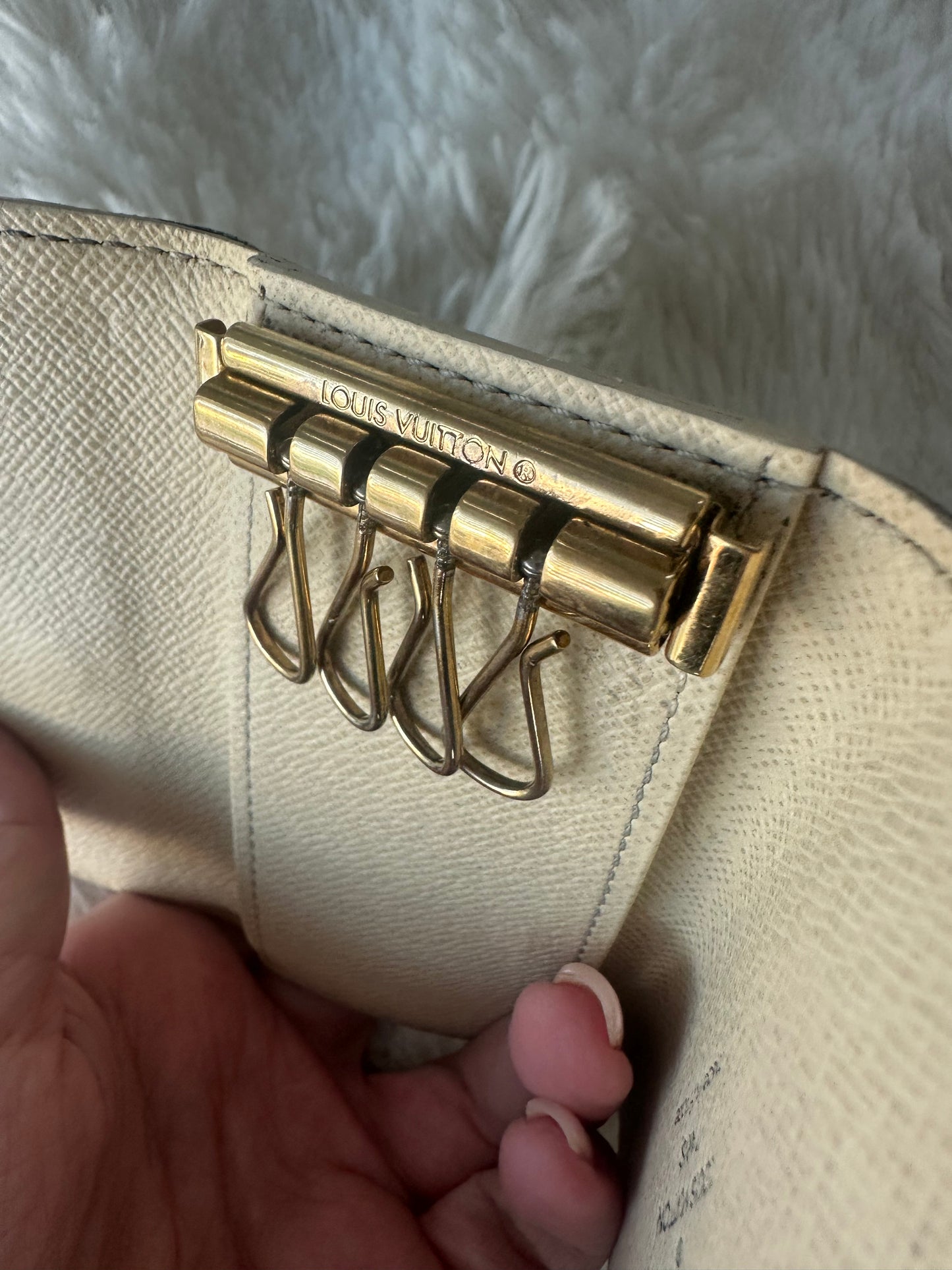 Louis Vuitton Damier Azur Multicles 4 Key Holder