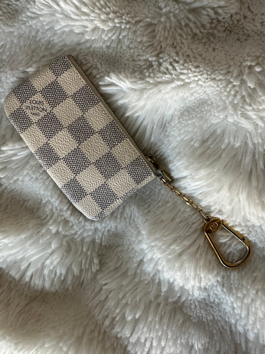 Louis Vuitton Damier Azur key pouch