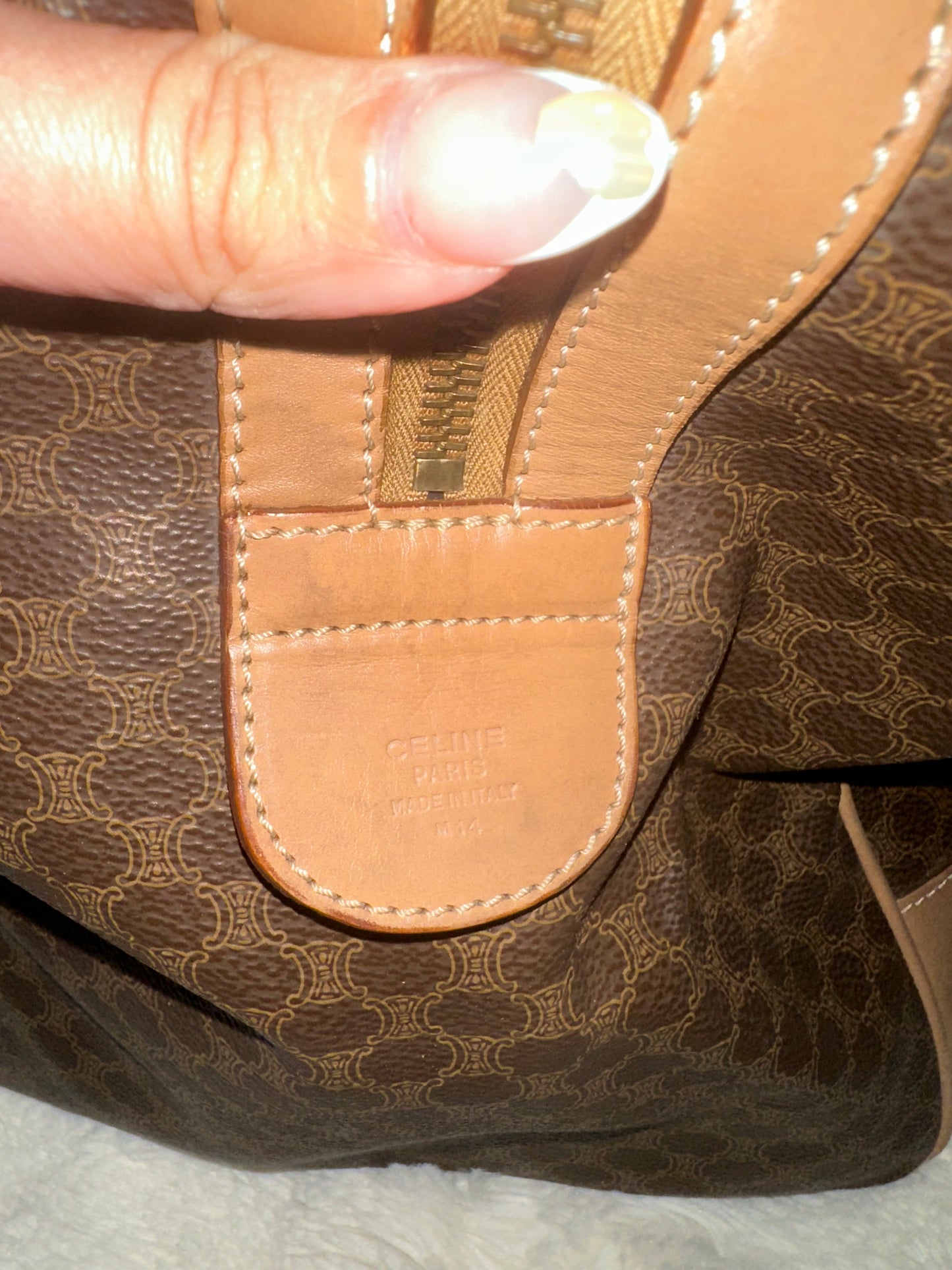 Celine Macadam Vintage weekender bag