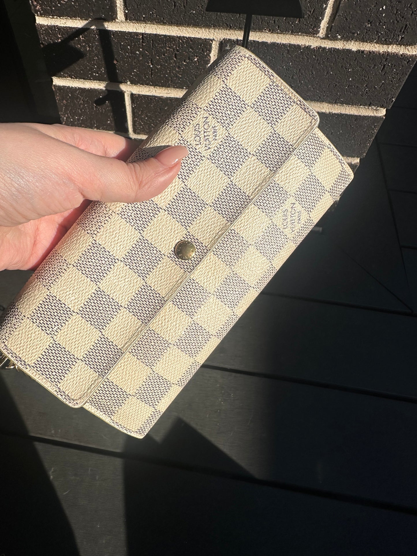 Louis Vuitton Damier Azur WOC shoulder bag