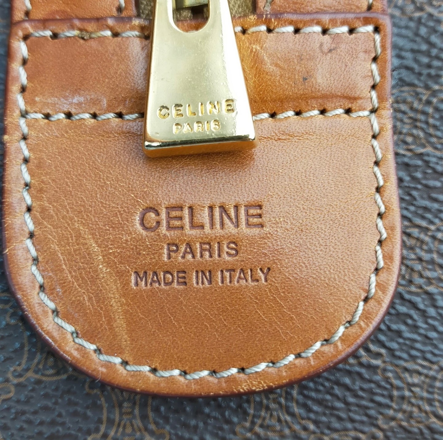 Celine Macadam 50 duffle bag with shoulder strap