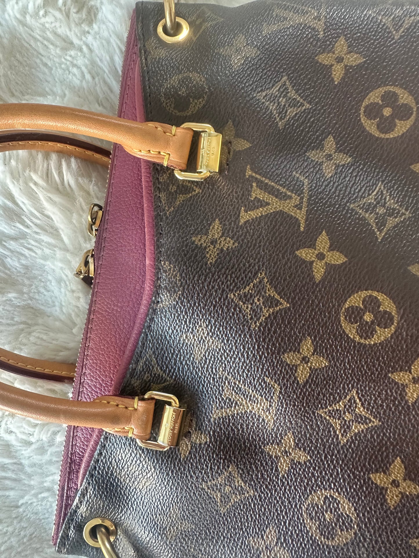 Louis Vuitton - Pallas BB monogram - raisin