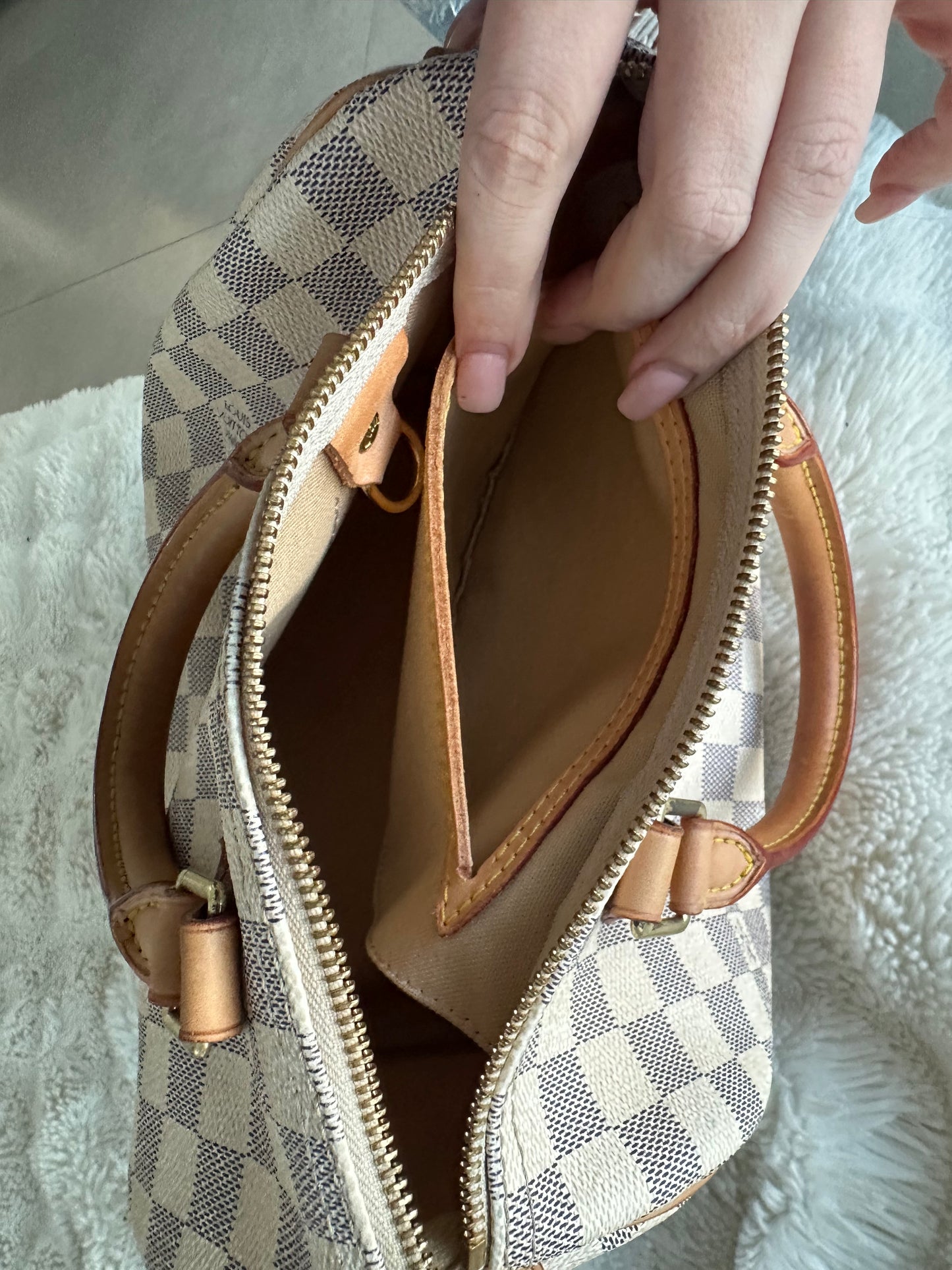 Louis Vuitton Speedy 25 Damier Azure