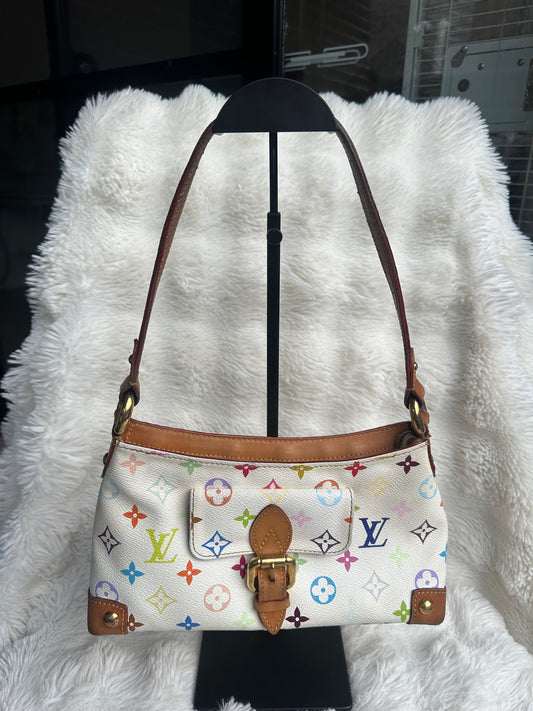Louis Vuitton Takashi Murakami Eliza monogram multicolour limited edition 00’s shoulder bag