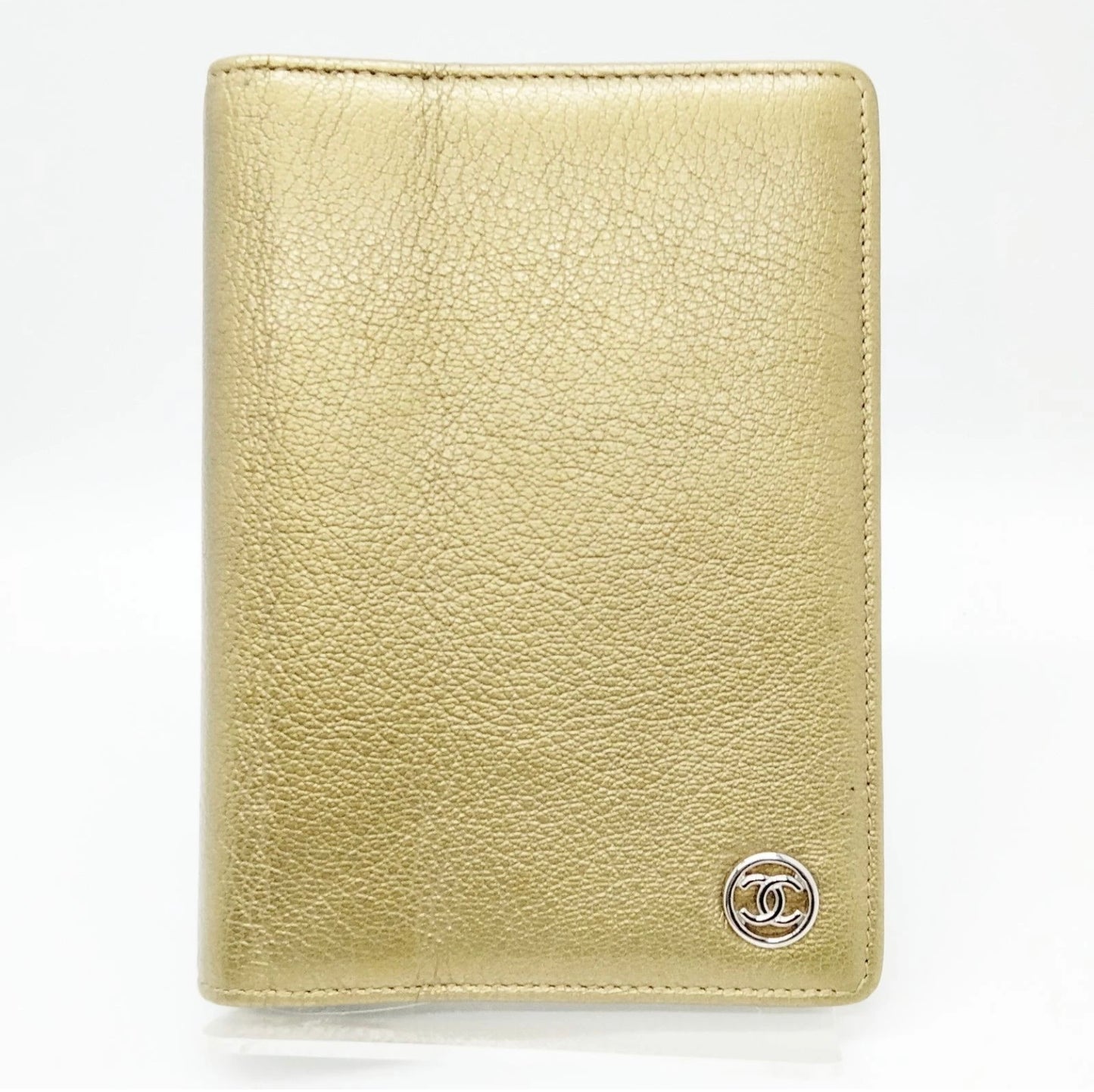 Chanel SLG Gold leather Agenda / Notebook