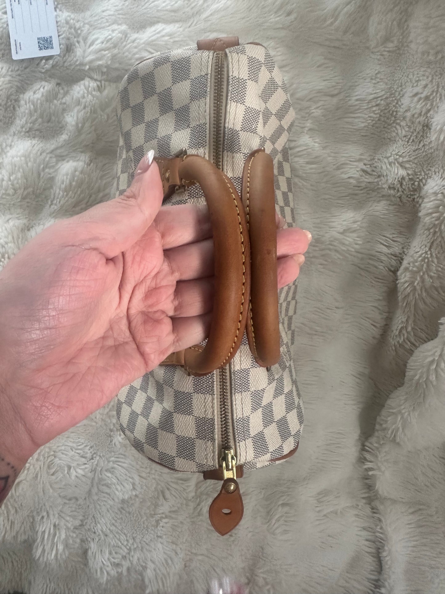 Louis Vuitton Vintage Speedy 30 Damier Azure