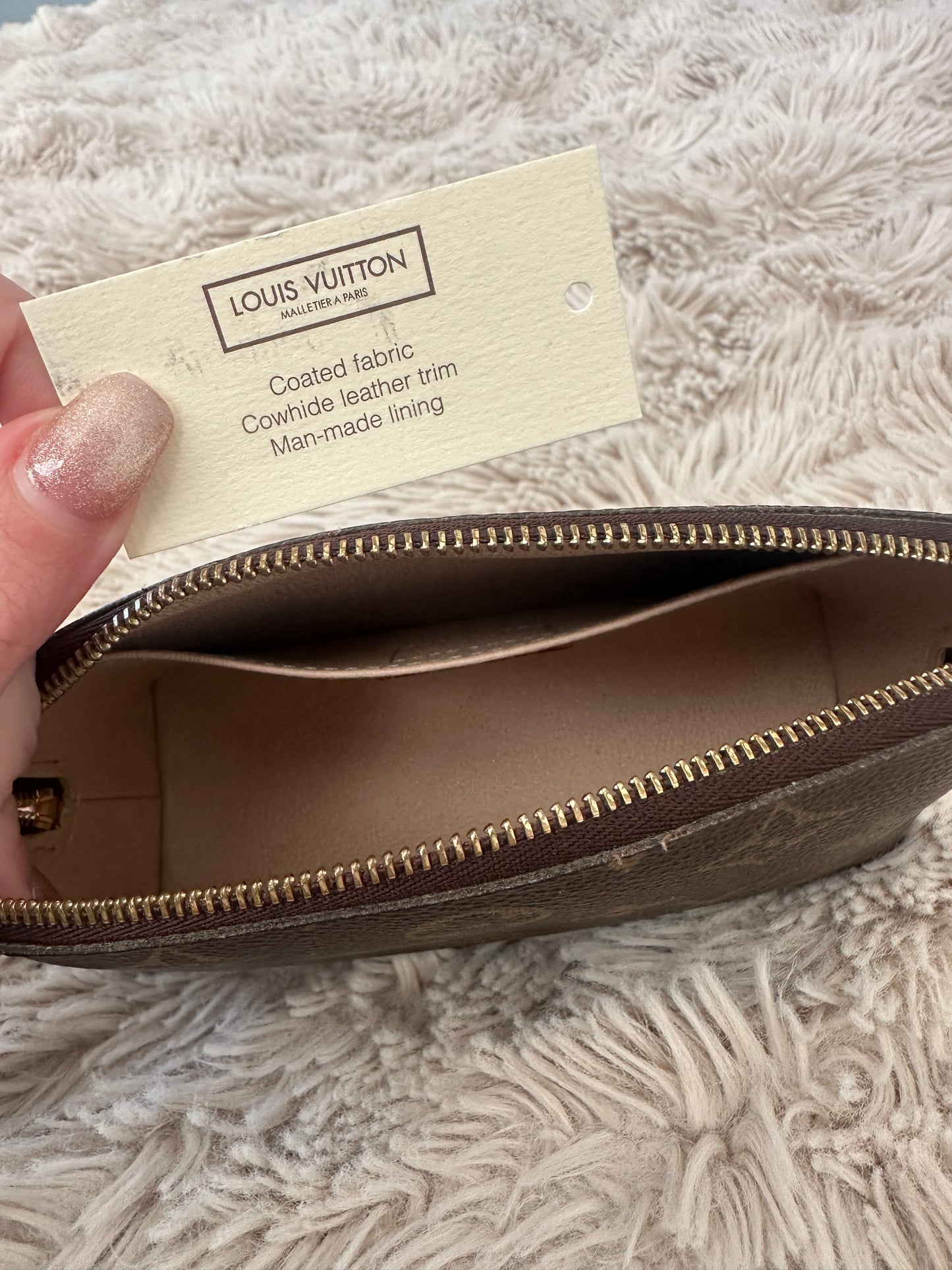 Louis Vuitton monogram PM cosmetic case