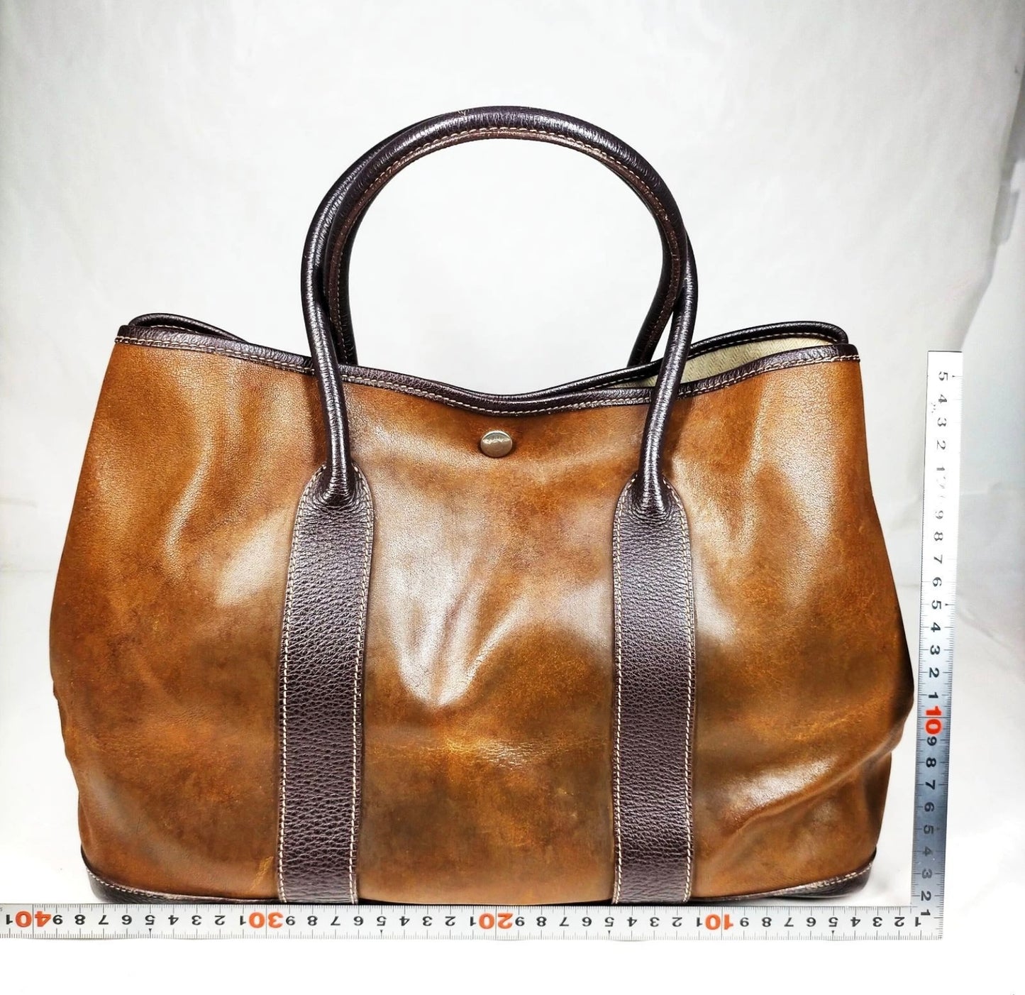 Hermes Garden Party Tote Chocolate