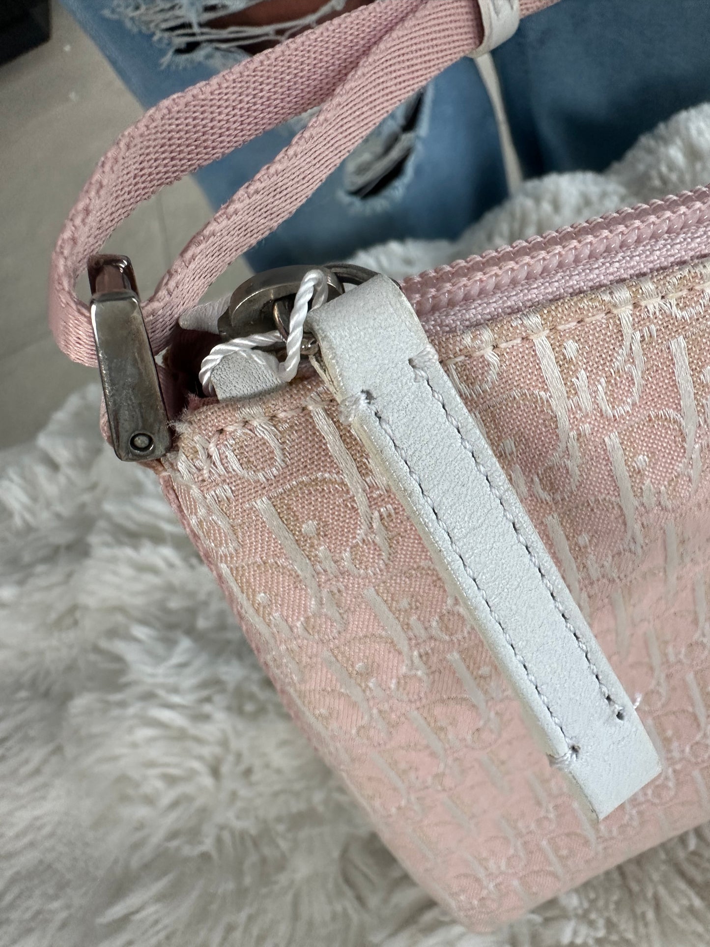 Dior Trotter Baby Pink Canvas bag