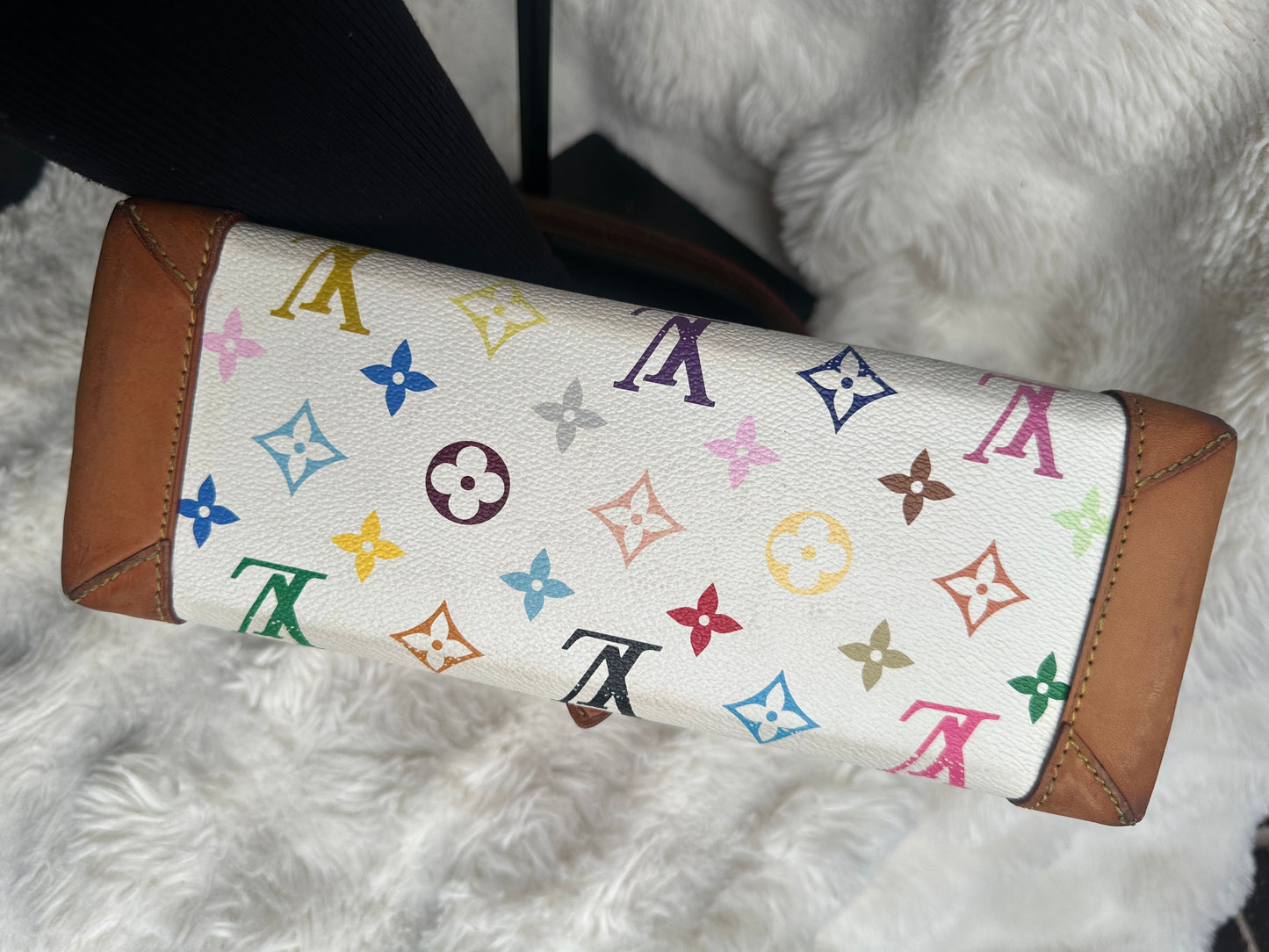 Louis Vuitton Takashi Murakami Eliza monogram multicolour limited edition 00’s shoulder bag