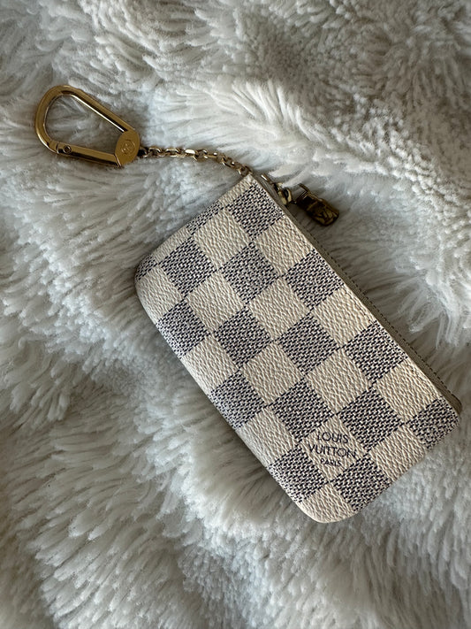 Louis Vuitton Damier Azur key pouch