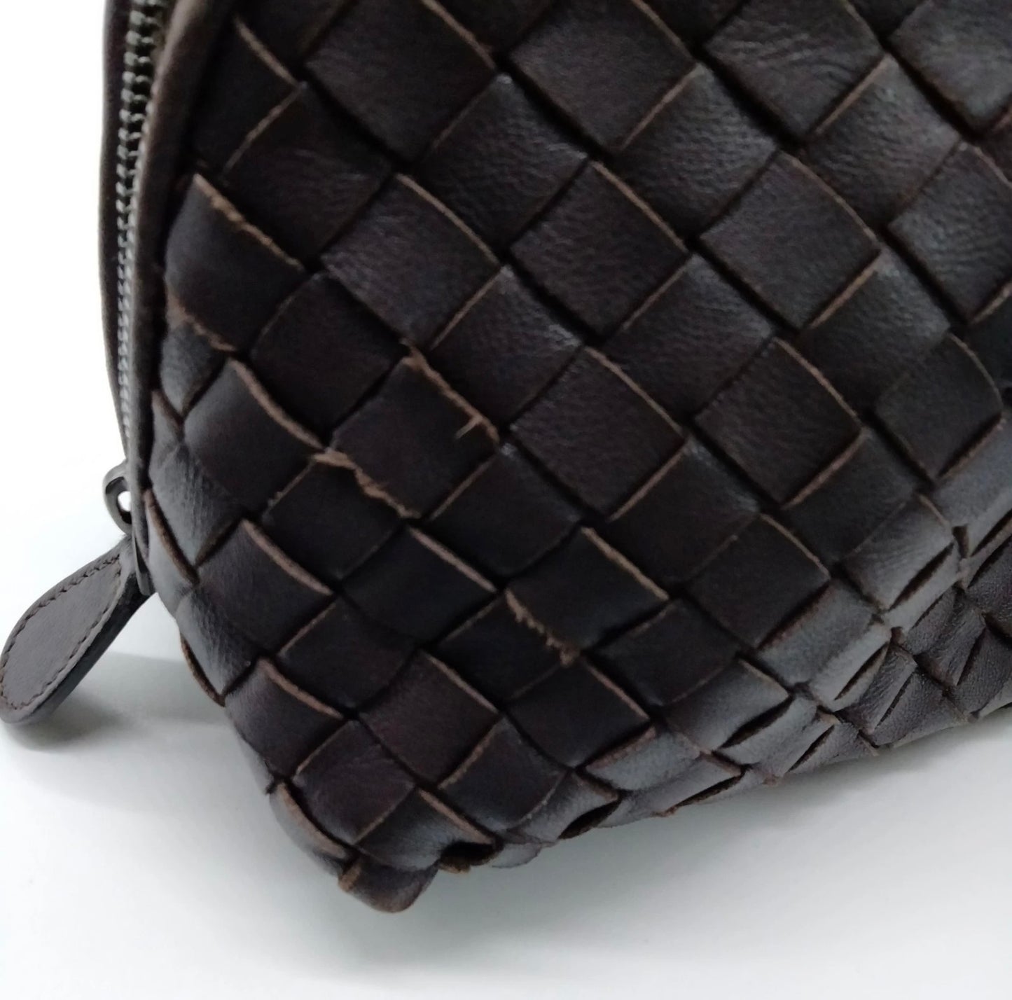 Bottega Veneta clutch / cosmetic pouch bitter chocolate