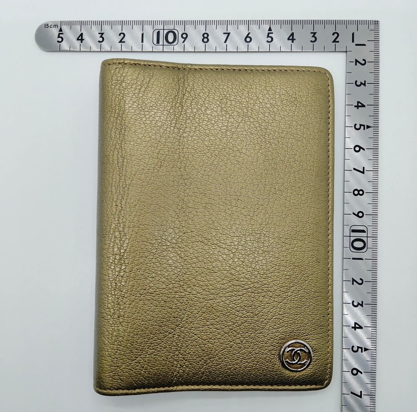 Chanel SLG Gold leather Agenda / Notebook