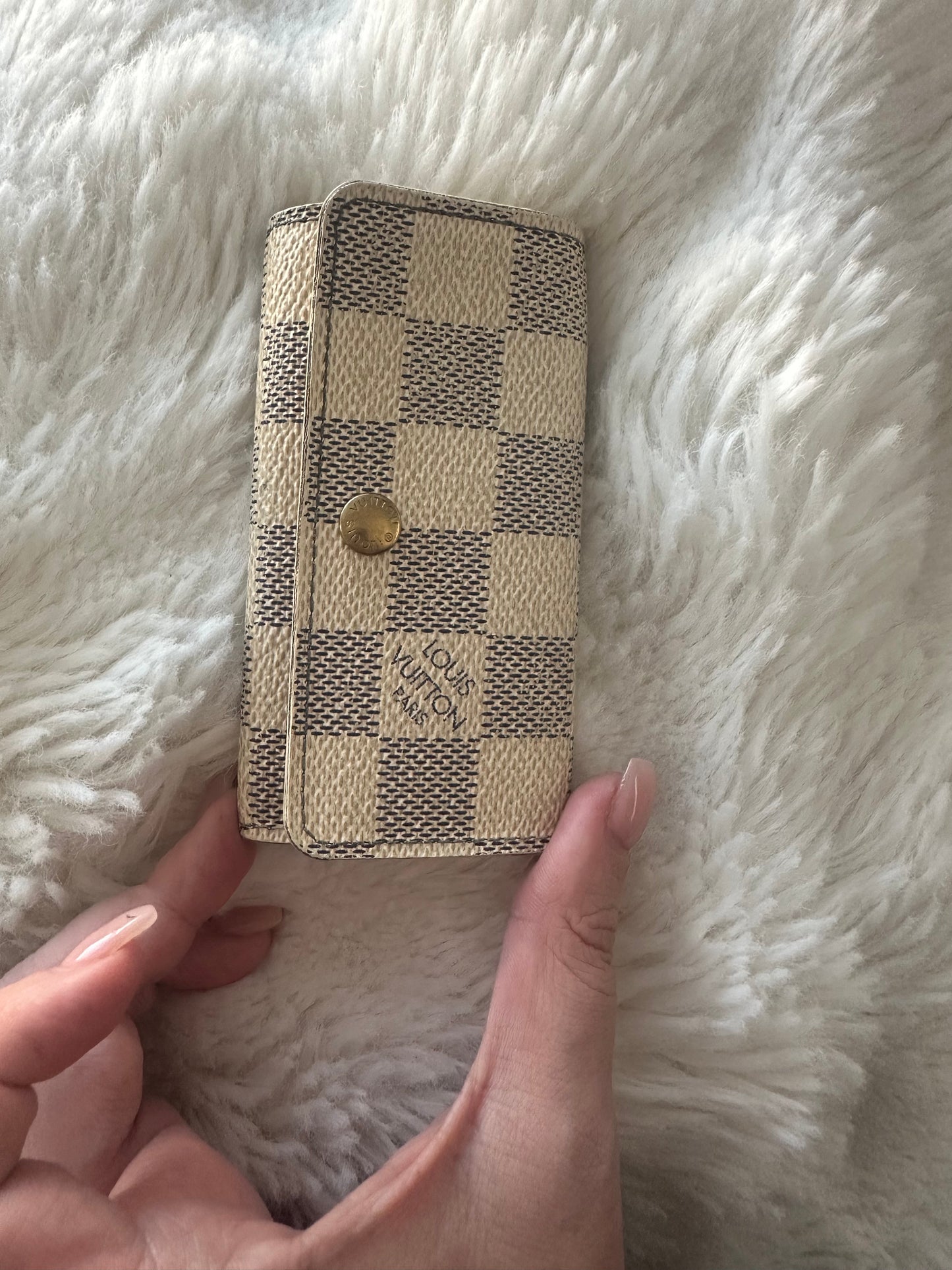 Louis Vuitton Damier Azur Multicles 4 Key Holder