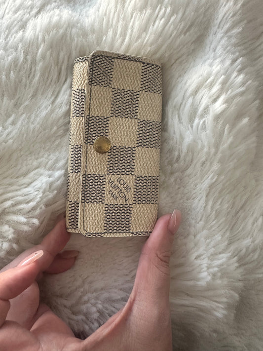 Louis Vuitton Damier Azur Multicles 4 Key Holder