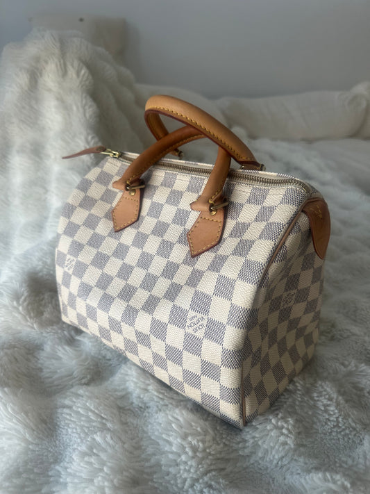 Louis Vuitton Speedy 25 Damier Azure