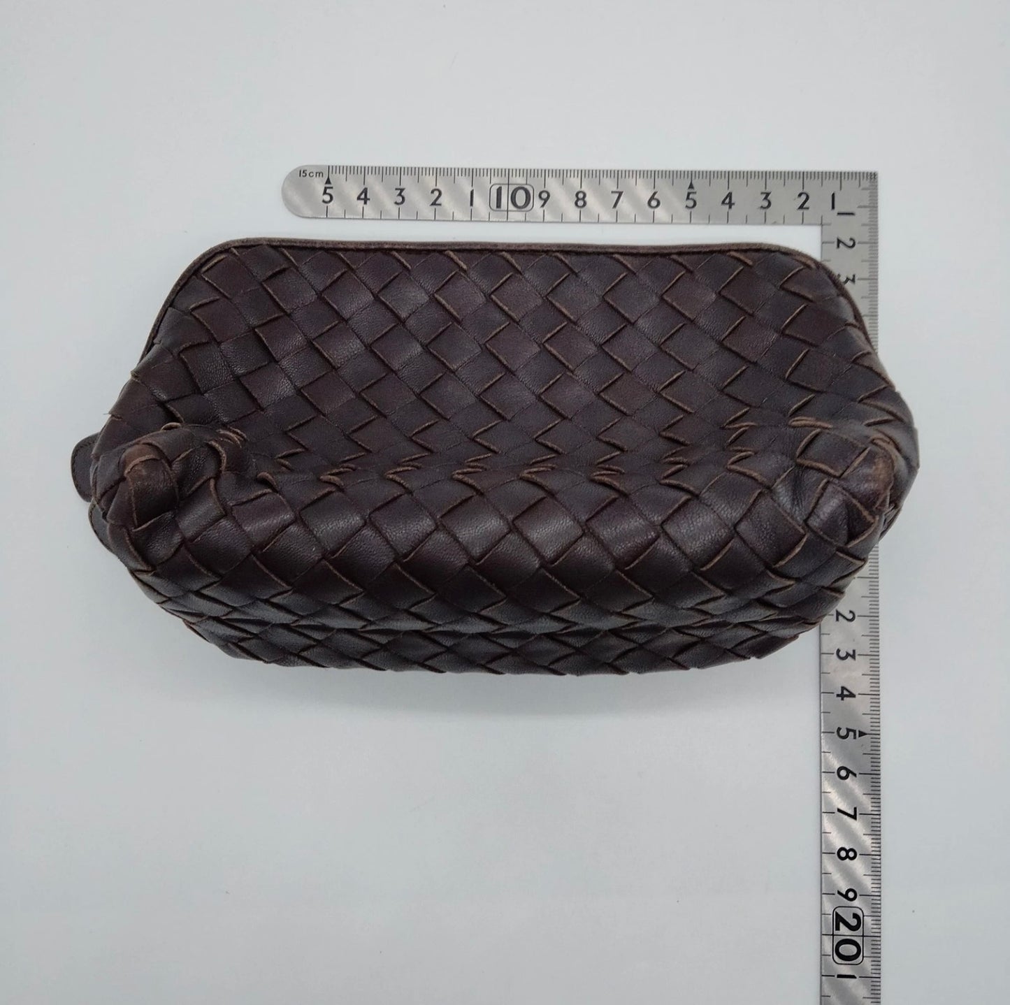 Bottega Veneta clutch / cosmetic pouch bitter chocolate