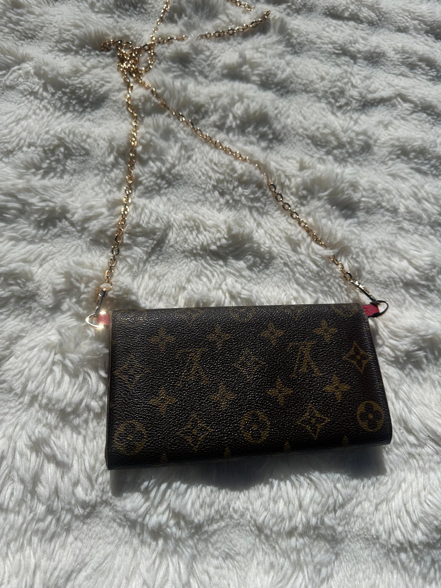 Louis Vuitton wallet on chain pochette bag