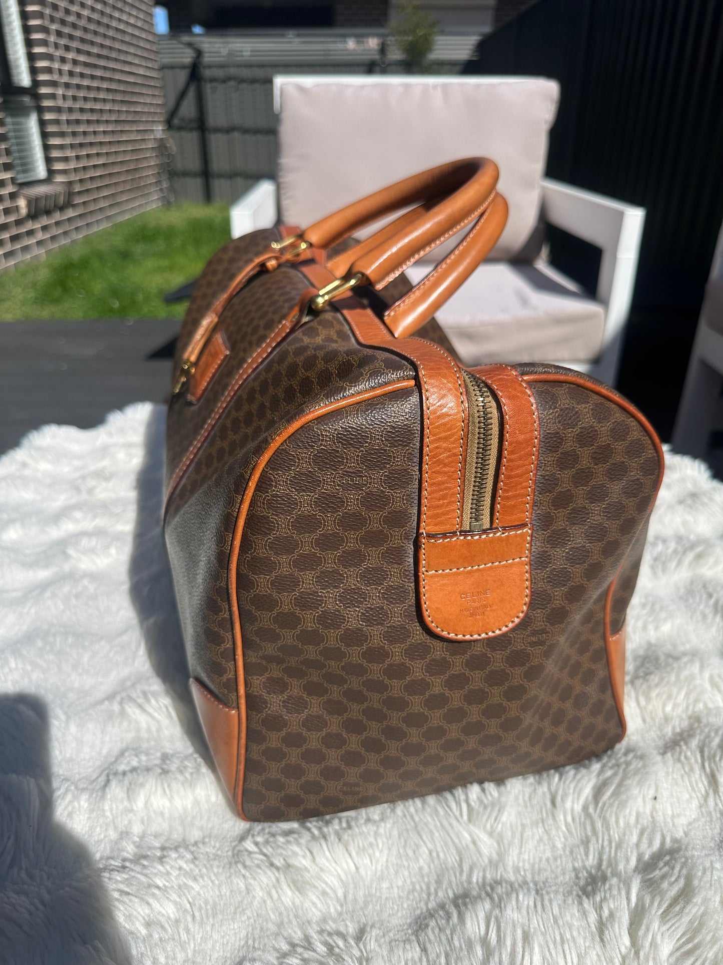 Celine Macadam Vintage weekender bag