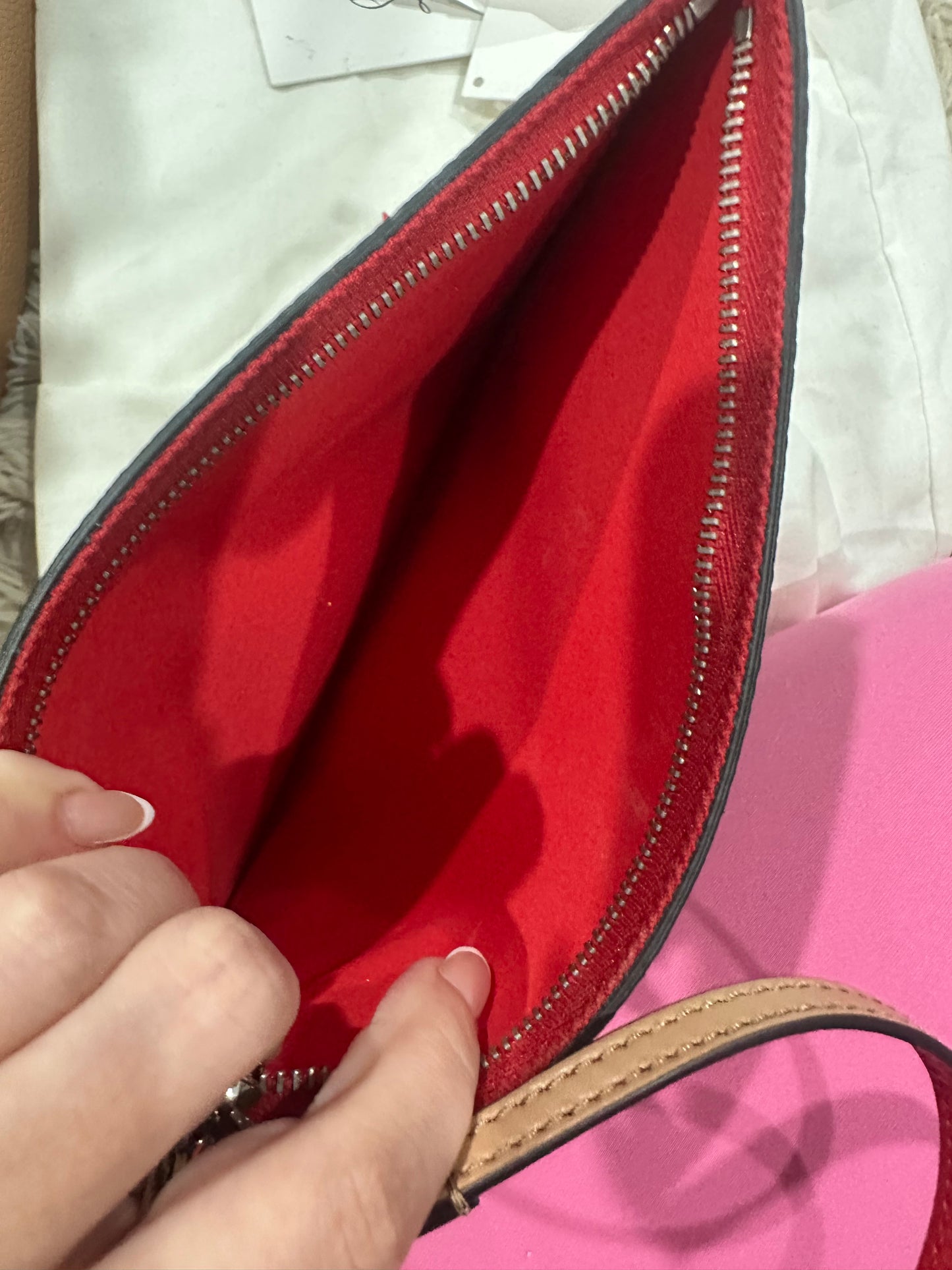 Christian Louboutin - Cabata tote bag in nude grain leather.