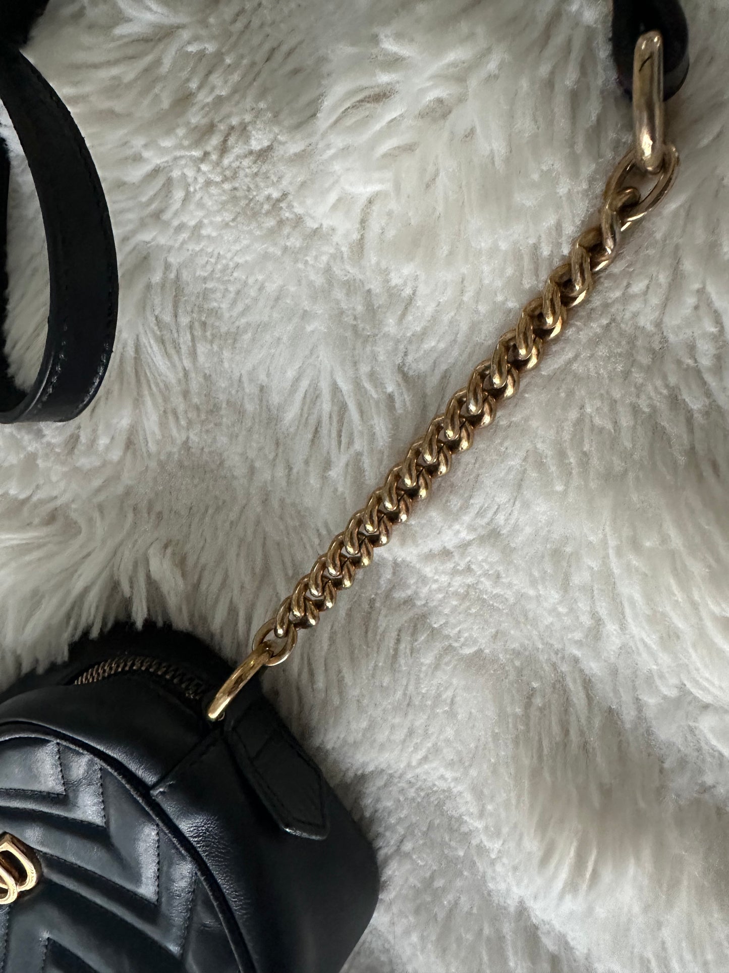 GUCCI GG Marmont Mini Camera Bag Black