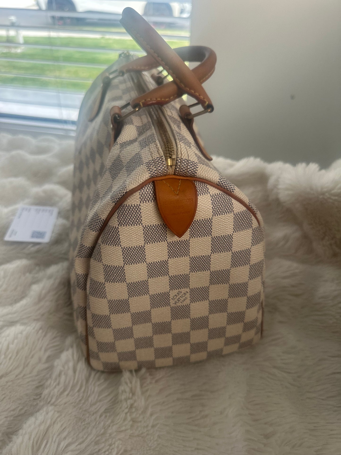 Louis Vuitton Vintage Speedy 30 Damier Azure